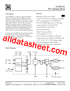 ICS673M-01T型号图片