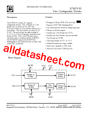 ICS674R-01型号图片
