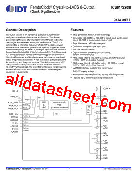 ICS814S208I型号图片