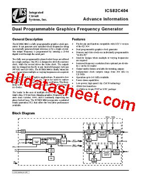 ICS82C404型号图片