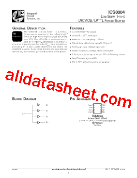 ICS8304AMLNT型号图片