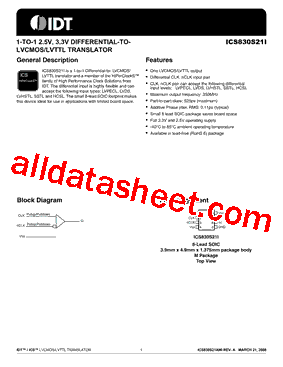 ICS830S21I型号图片