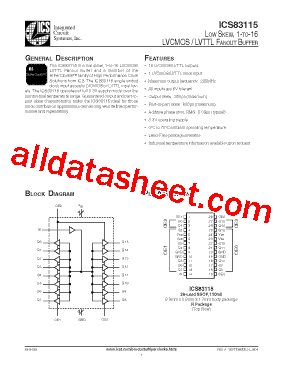 ICS83115BRT型号图片