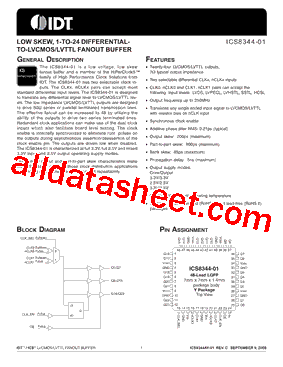 ICS8344-01型号图片