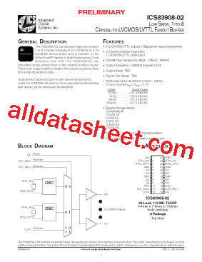 ICS83908AG-02型号图片