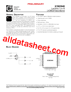 ICS83940AYT型号图片