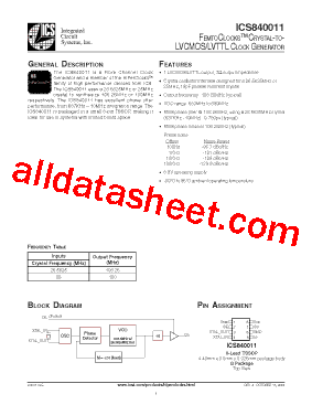 ICS840011AGT型号图片