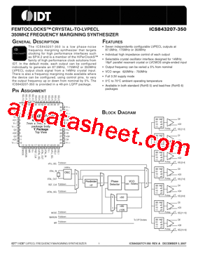 ICS843207-350型号图片