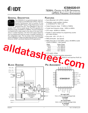 ICS84320A01N型号图片