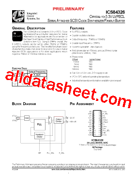 ICS84326AMT型号图片