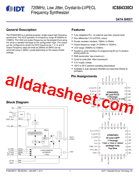 ICS84330CI型号图片