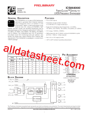 ICS844004I型号图片