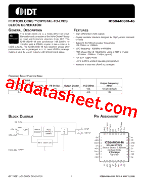 ICS844008I-46型号图片