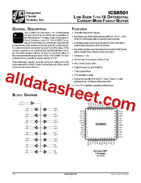 ICS8501BY型号图片