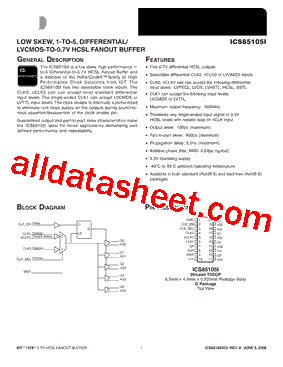 ICS85105I型号图片