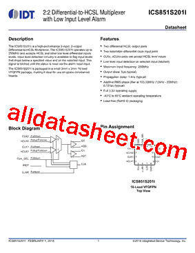 ICS851S201I_18型号图片
