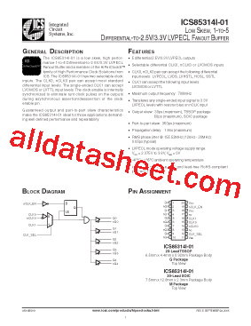 ICS85314BI01型号图片