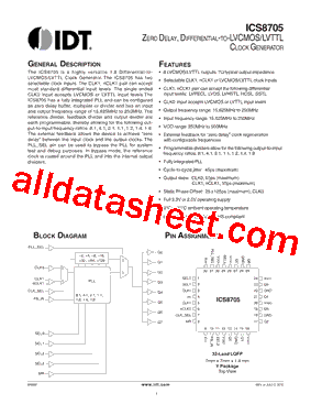 ICS8705型号图片