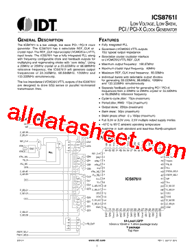 ICS8761I型号图片