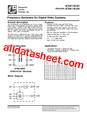 ICS9118-03型号图片