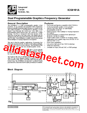 ICS9161A型号图片