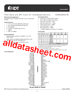 ICS932S421B型号图片