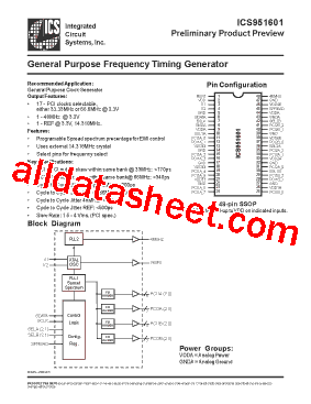 ICS951601型号图片