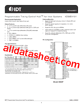 ICS9E4101型号图片