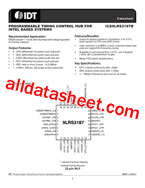 ICS9LRS3187B型号图片