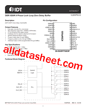 ICS9P935YFLF-T型号图片