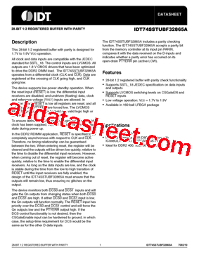 ICSSSTUAF32865A型号图片