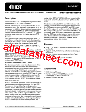 ICSSSTUAF32866B型号图片