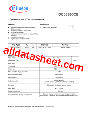 IDC05S60CE型号图片