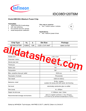 IDC08D120T6M型号图片