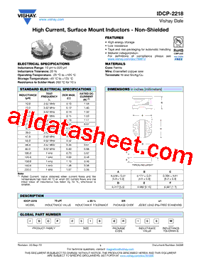 IDCP2218ER101M型号图片