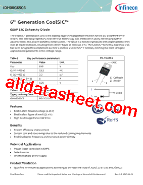 IDH08G65C6型号图片