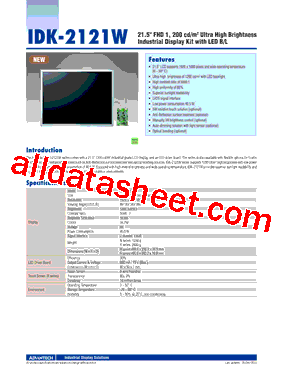 IDK-2121WN-K2FHA2E型号图片