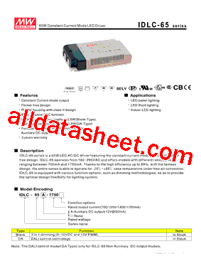 IDLC-65A-1400型号图片