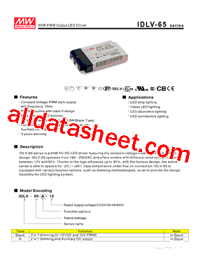 IDLV-65A-60型号图片