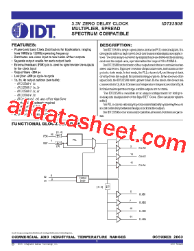 IDT23S08-5HDCI型号图片