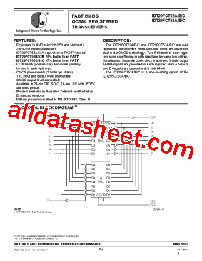 IDT29FCT52AD型号图片