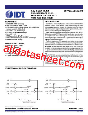 IDT46ALVCH16823PA型号图片