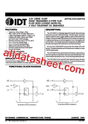 IDT47LVC162374APV型号图片