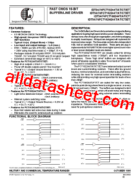 IDT54FCT166H244ATEB型号图片