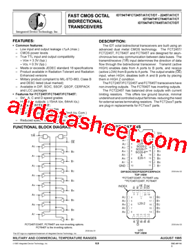 IDT54FCT2245ATEB型号图片