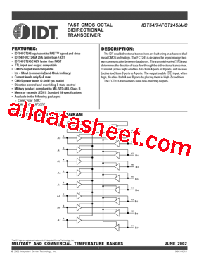 IDT54FCT245_02型号图片