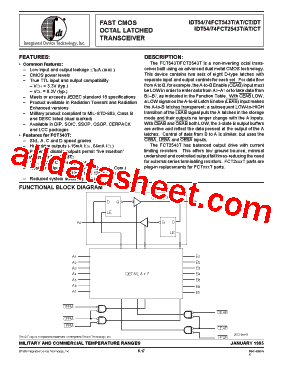 IDT54FCT2543TP型号图片