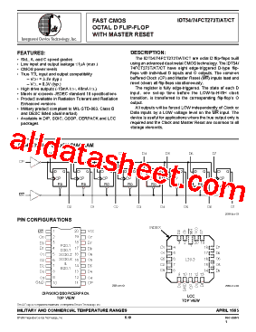 IDT54FCT273ATDB型号图片