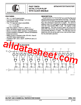 IDT54FCT377ATSOB型号图片