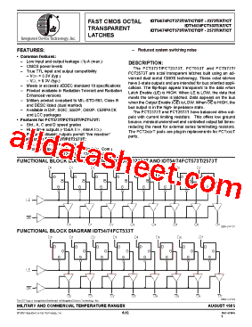 IDT54FCT573ATQB型号图片